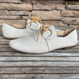 Elegant Cream Born Women's Loafers